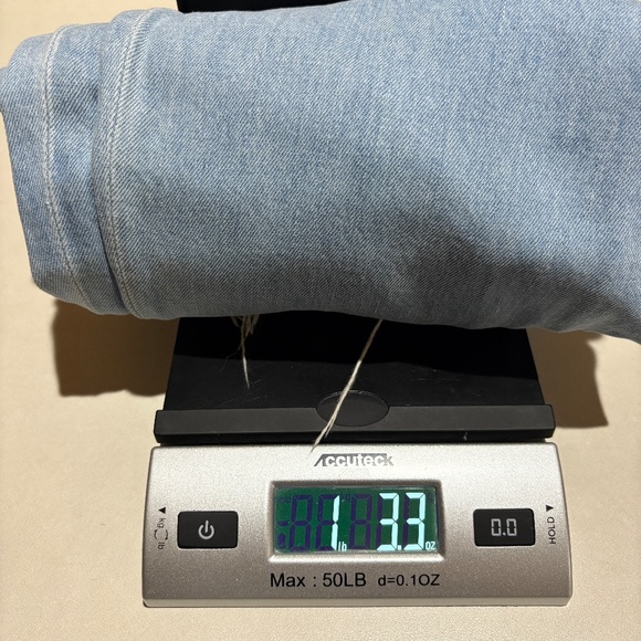 Mother Women Jeans Weekender Fray Crop Flare Mentally Elsewhere Sz 28 LightBlue - Picture 16 of 16